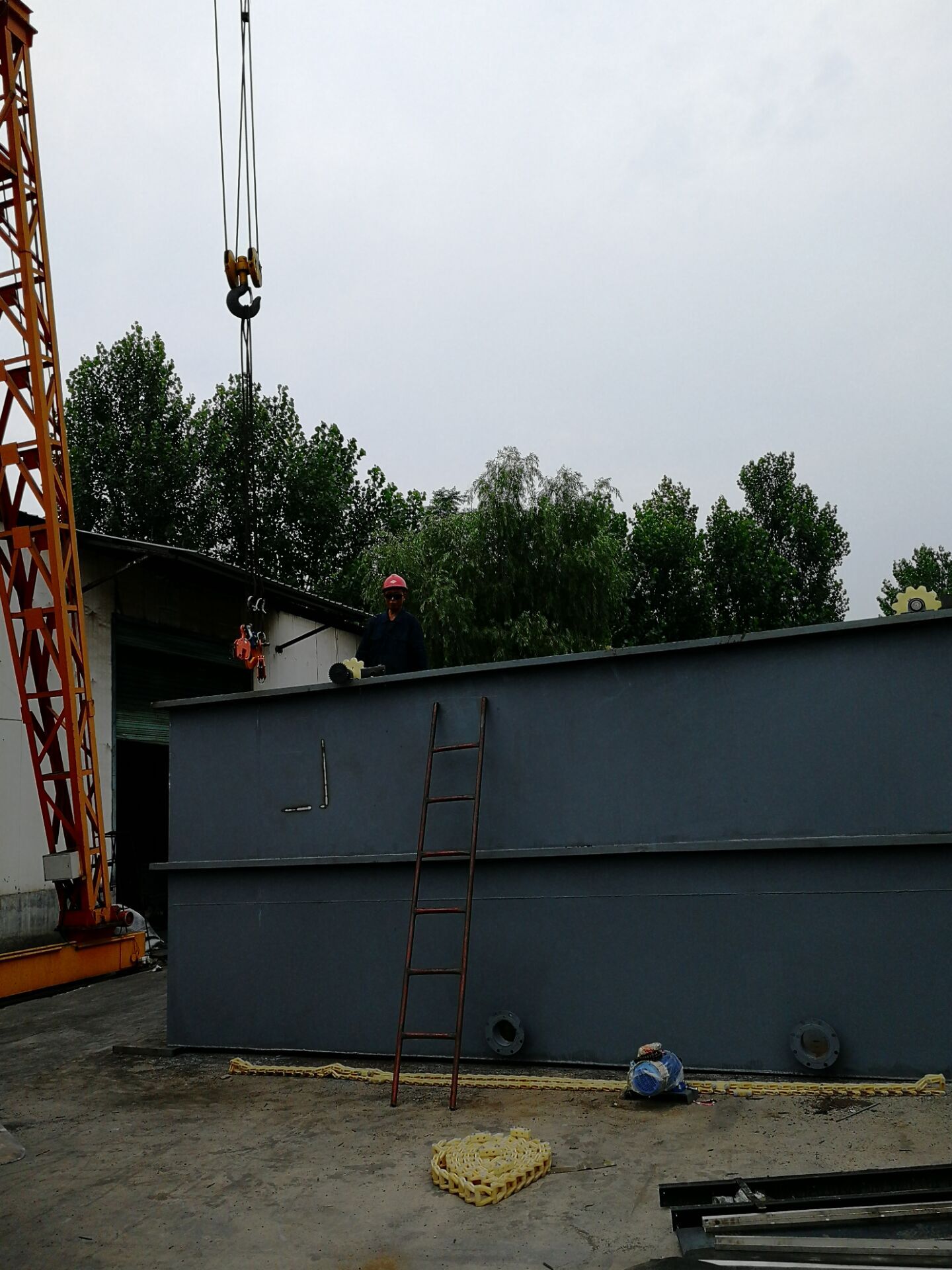 唐河南阳恒坤环保设备有限公司设备制作与施工动态