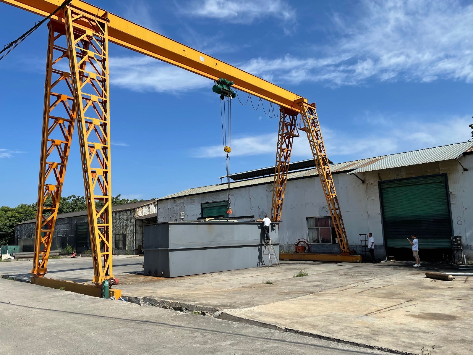 唐河南阳恒坤环保设备有限公司设备制作与施工动态