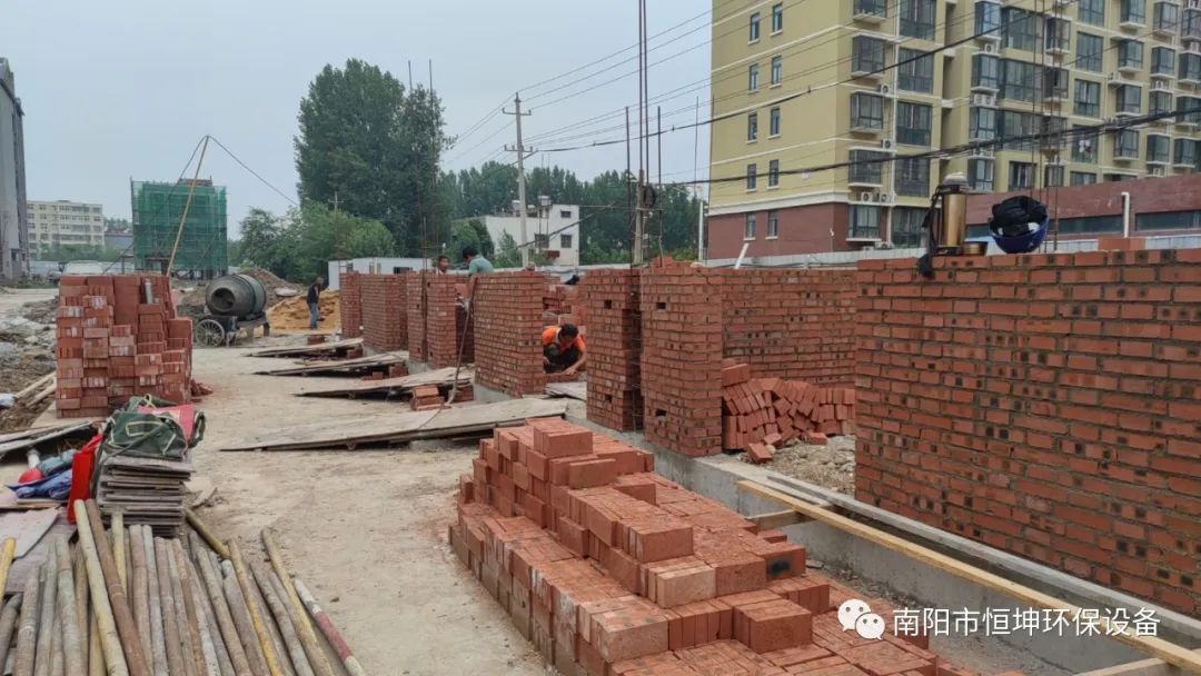 唐河恒坤环保公司近期施工动态