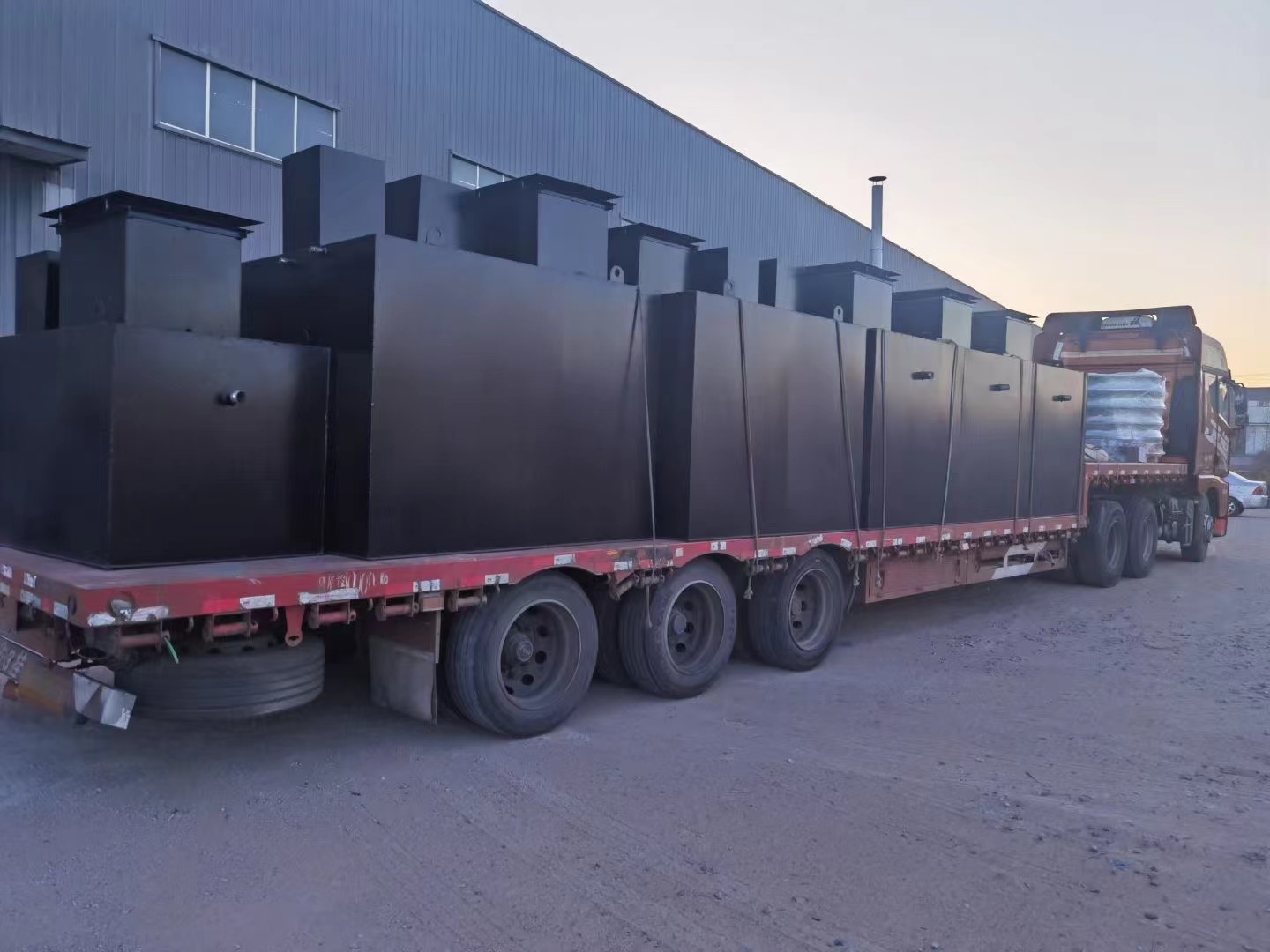 唐河恒坤环保近期污水处理设备发货安装